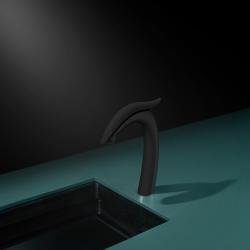 Pure Concept Swan Lavabo Bataryası Mat Siyah uygulama örneği