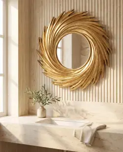 Pure Concept Lion Ayna 60 cm Altın uygulama örneği