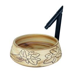 Pure Concept Knidos Dekoratif Tezgah Üstü Çanak Lavabo 42 cm Çok Renkli uygulama örneği