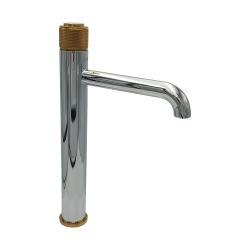 Pure Concept Style Çanak Lavabo Bataryası Krom Altın