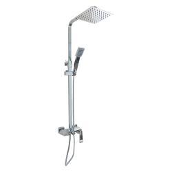 Pure Concept Waterfall Bataryalı Duş Seti Krom uygulama örneği