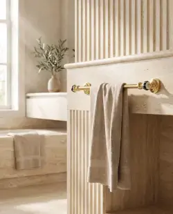 Pure Concept Galaksi Havluluk 40 cm Beyaz, desenli uygulama örneği
