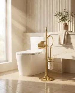 Pure Concept Marble 3’lü Ayaklı Set Altın uygulama örneği