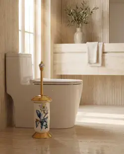 Pure Concept Stripe Klozet Fırçası Altın uygulama örneği