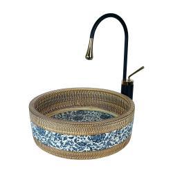 Pure Concept Edessa Dekoratif Tezgah Üstü Çanak Lavabo 42 cm Çok renkli