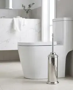 Pure Concept Crystal Klozet Fırçası Krom uygulama örneği