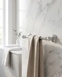 Pure Concept Marble Havluluk 40 cm Krom uygulama örneği