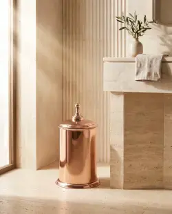 Pure Concept Crystal Çöp Kovası Rose Gold uygulama örneği