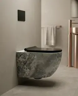 Pure Concept Biga Kanalsız Asma Klozet Gri uygulama örneği