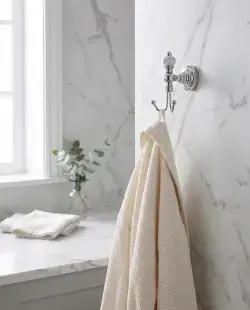 Pure Concept Marble İkili Askılık Krom uygulama örneği