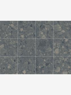 Qua Granite 30x40 Terrazzo Anthracite Mat