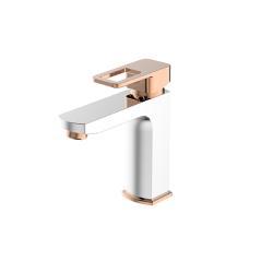 QUA Clara Plus Colours Lavabo Bataryası Krom Rose Gold