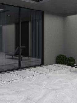 Qua Granite 60x90 Nord Stone Ice Mat uygulama örneği