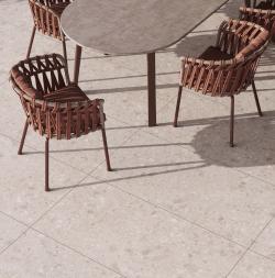 Qua Granite 60x60 Terrazzo Cream Mat uygulama örneği