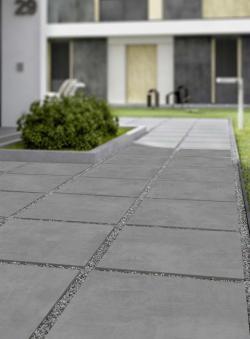 Qua Granite 60x60 Stark Grey Mat uygulama örneği