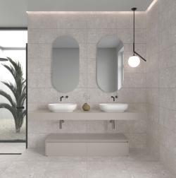 Qua Granite 30x60 Travertine Silver Mat uygulama örneği