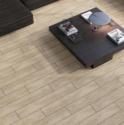 Qua Granite 20x120 Chelsea White Oak Mat uygulama örneği