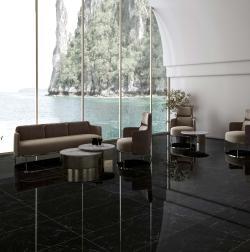 Qua Granite 60x60 Sombra Black Tam Parlak