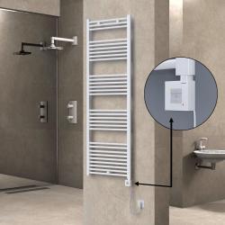 Radiva Haiti Elektrikli Havlupan Beyaz 1800x600 mm 1000W KTX1 Termostatlı Spiral Kablolu