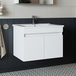 Roomart Atria Lavabolu Banyo Dolabı 65 cm Beyaz