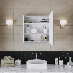 Roomart Atlantic Aynalı Banyo Dolabı 60 cm Beyaz uygulama örneği