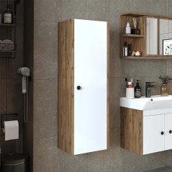 Roomart Ada Banyo Havlu Dolabı 35 cm Atlas Çam-Beyaz uygulama örneği