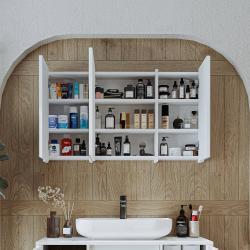 Roomart Gusto Aynalı Banyo Dolabı 105 cm Beyaz uygulama örneği