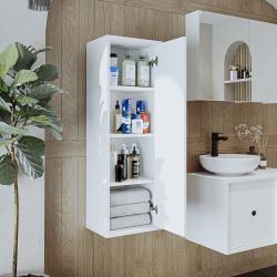Roomart Gusto Banyo Havlu Dolabı 110 cm Beyaz uygulama örneği
