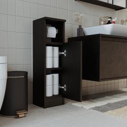 Roomart Beta Tuvalet Kağıdı Tutucu 25 cm Ahşap Dokulu Beyaz uygulama örneği