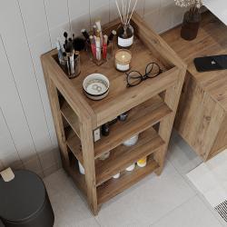 Roomart Moka Çok Amaçlı Raf 40,6 cm Atlas Çam uygulama örneği