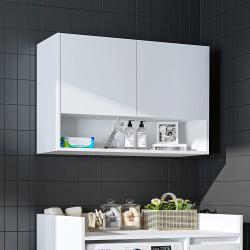 Roomart Çamaşır Makinesi Üst Dolabı Derin 100 cm Beyaz uygulama örneği