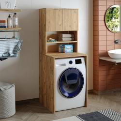 Roomart Eco Çamaşır Makinesi Dolabı 180 cm Atlas Çam uygulama örneği