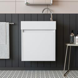Roomart Mini Lavabolu Banyo Dolabı 50,5 cm Beyaz uygulama örneği