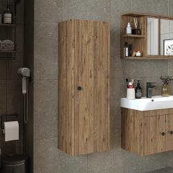 Roomart Ada Banyo Havlu Dolabı 35 cm Atlas Çam uygulama örneği