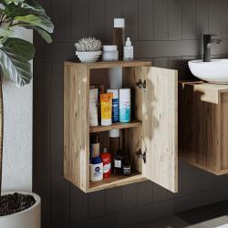 Roomart Gusto Banyo Havlu Dolabı 60 cm Atlas Çam uygulama örneği