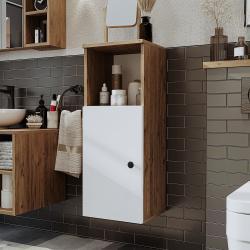 Roomart Lotus Banyo Havlu Dolabı 90 cm Atlas Çam-Beyaz uygulama örneği