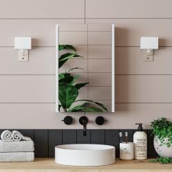 Roomart Mini Aynalı Banyo Dolabı 40 cm Beyaz uygulama örneği