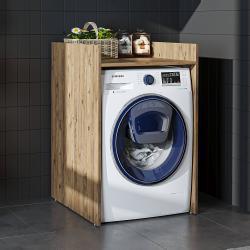 Roomart Çamaşır Makinesi Dolabı Derin 65 cm Atlas Çam uygulama örneği