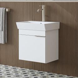 Roomart Likya Lavabolu Banyo Dolabı 50 cm Beyaz uygulama örneği