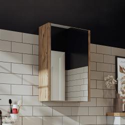 Roomart Mini Aynalı Banyo Dolabı 40 cm Atlas Çam uygulama örneği