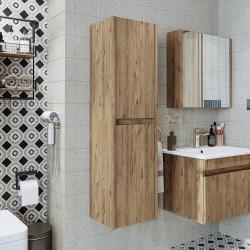 Roomart Atlantic Banyo Havlu Dolabı 35 cm Atlas Çam uygulama örneği