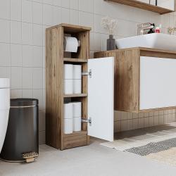 Roomart Beta Tuvalet Kağıdı Tutucu 25 cm Atlas Çam-Beyaz uygulama örneği