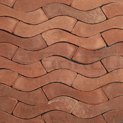 Saray Tuğla Terracotta Tuğla Wave Red