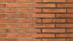 Saray Tuğla Linear Dolu Tuğla Dark Red 330x102x50 mm