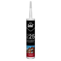 Selsil PU 25 Mastik & Yapıştırıcı Beyaz 600 ml