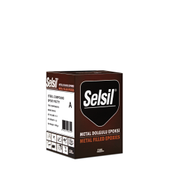 Selsil Metal Dolgulu Çelik Epoksi Macun A 500 gr