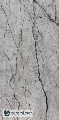 Seramiksan 60x120 River Gri Glossy Ink