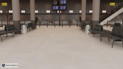 Seramiksan 120x120 Dominica Grej Mat uygulama örneği