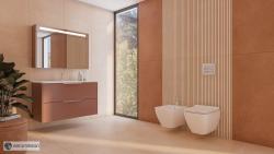 Seramiksan 60x120 Color Toprak Mat uygulama örneği