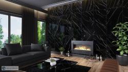 Seramiksan 60x120 Black Marble F.l. Full Lappato uygulama örneği